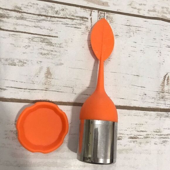Silicone Tea Strainer Herbal Spice Infuser Strainer - Picture 3 of 8